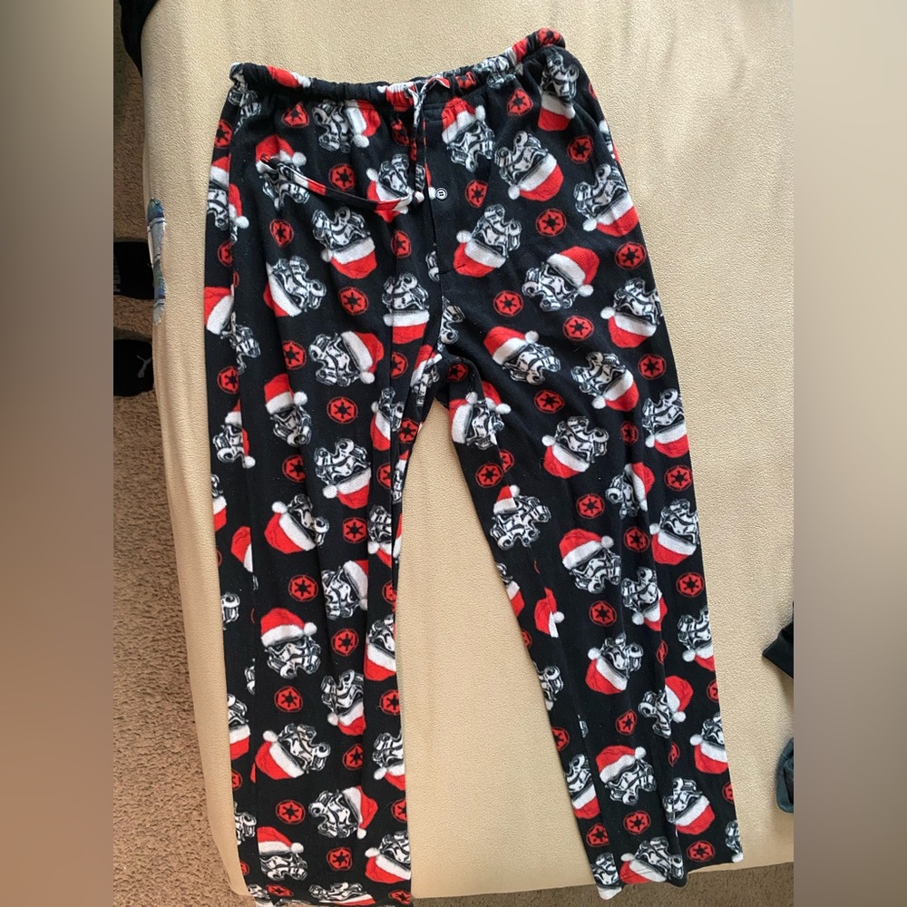 Storm trooper Christmas pajama pants